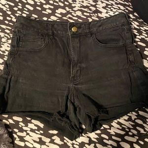 Black American eagle shorts